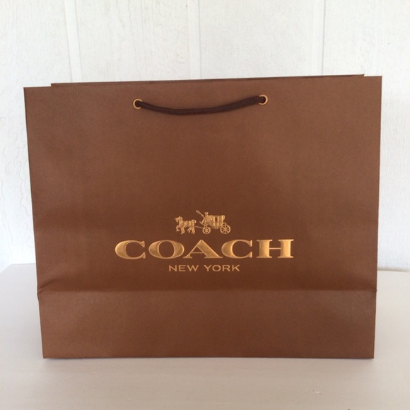 COACH NEW YORK LARGE SHOPPING BAG TOTE - Picture 4 of 10